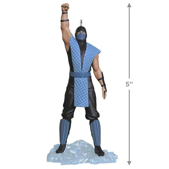 New! Mortal Kombat Sub-Zero Hallmark Keepsake Christmas Ornament 2021 Videogames - Picture 3 of 5